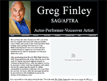 Tablet Screenshot of gregfinley.com